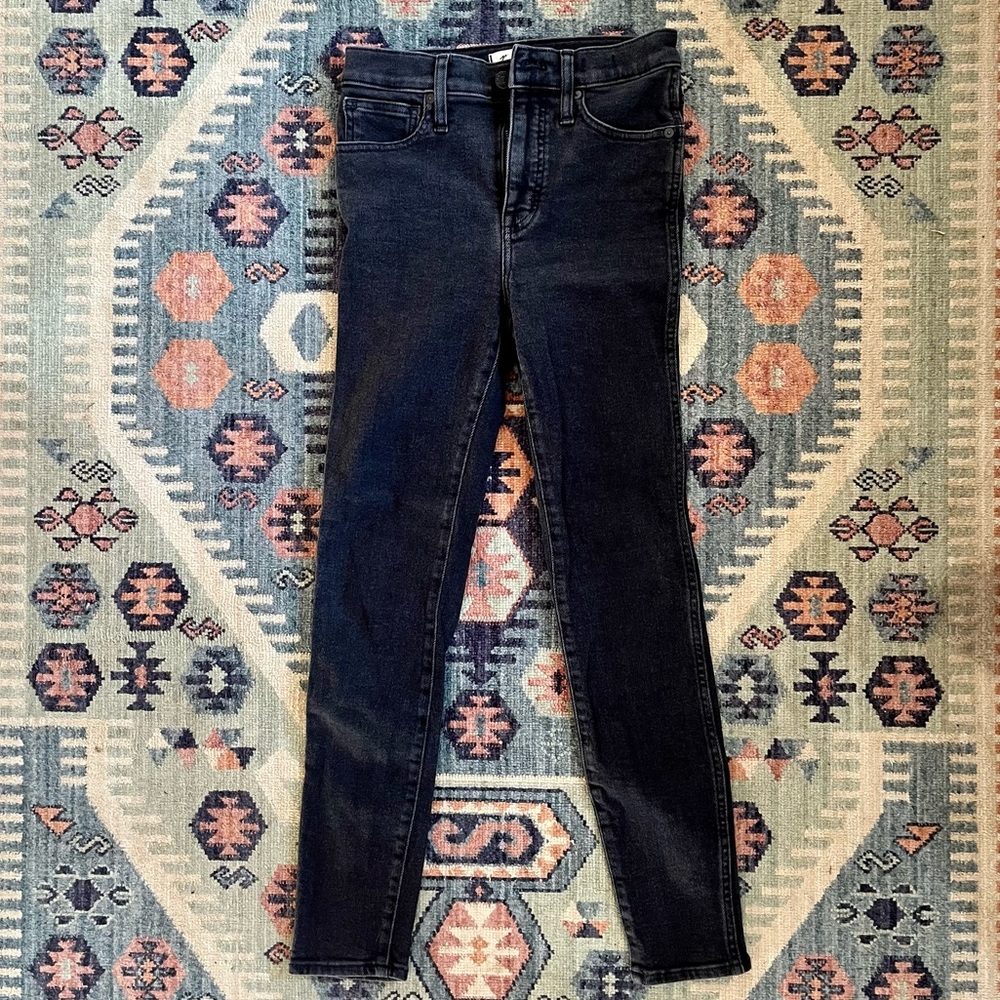 Madewell black skinny jeans